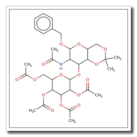 Benzyl 2-acetamido-3-O-(2,3,4,6-tetra-O-acetyl-b-D-galactopyranosyl)-2-deoxy-4,6-O-isopropylidene-D-galactopyranose