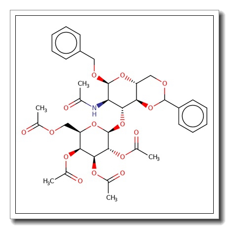 Benzyl 2-acetamido-3-O-(2,3,4,6-tetra-O-acetyl-b-D-galactopyranosyl)-4,6-O-benzylidene-2-deoxy-a-D-glucopyranose
