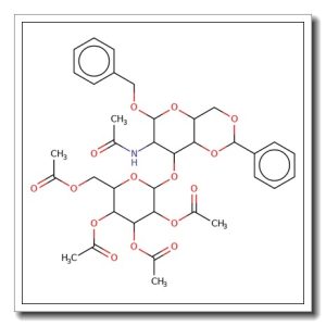 Benzyl 2-acetamido-3-O-(2,3,4,6-tetra-O-acetyl-b-D-galactopyranosyl)-4,6-O-benzylidene-2-deoxy-a-D-glucopyranoside