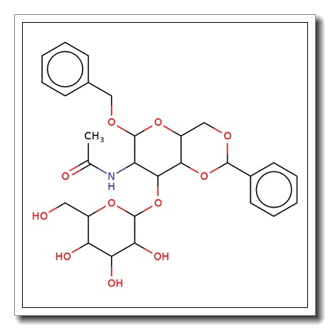 Benzyl 2-acetamido-4,6-O-benzylidene-2-deoxy-3-O-(b-D-galactopyranosyl)-a-D-galactopyranoside