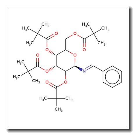 N-Benzylidenimino 2,3,4,6-tetra-O-pivaloyl-D-glucopyranoside
