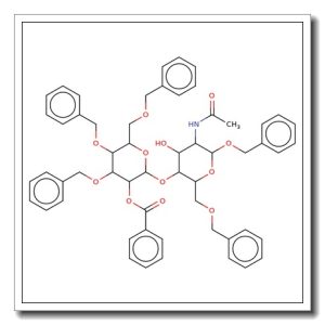 2-Acetamido-4-O-(2-O-benzoyl-3,4,6-tri-O-benzyl-b-D-galactopyranosyl)-1,6-di-O-benzyl-2-deoxy-b-D-glucopyranoside