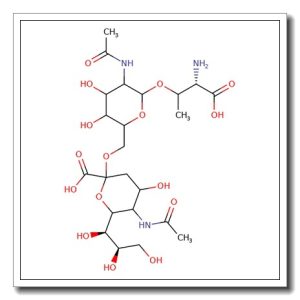 2-Acetamido-6-O-(a-2-N-acetylneuraminyl)-2-deoxy-a-D-galactopyranosyl threonine