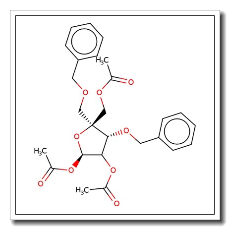 4-C-Acetoxymethyl-1,2-di-O-acetyl-3,5-di-O-benzyl-a-D-ribofuranose