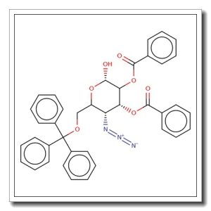 4-Azido-2,3-di-O-benzoyl-4-deoxy-6-O-trityl-a-D-glucopyranoside