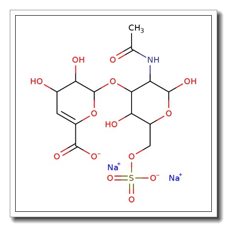 2-Acetamido-2-deoxy-3-O-(b-D-gluco-4-enepyranosyl uronic acid)-6-sulfo-D-galactopyranose disodium salt