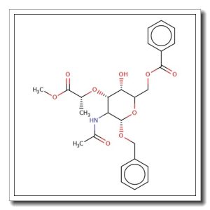 Benzyl 2-acetamido-6-O-benzoyl-2-deoxy-a-D-muramic acid methyl ester