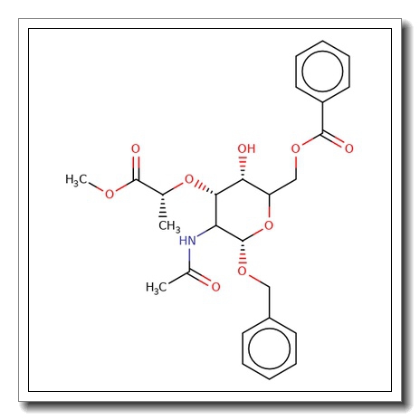 Benzyl 2-acetamido-6-O-benzoyl-2-deoxy-a-D-muramic acid methyl ester