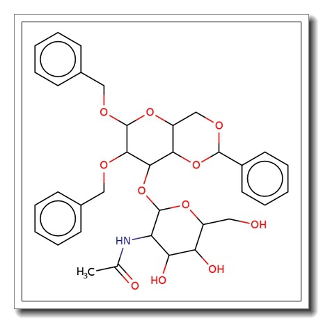 Benzyl 3-O-(2-acetamido-2-deoxy-b-D-glucopyranosyl)-2-O-benzyl-4,6-O-benzylidene-a-D-mannopyranoside