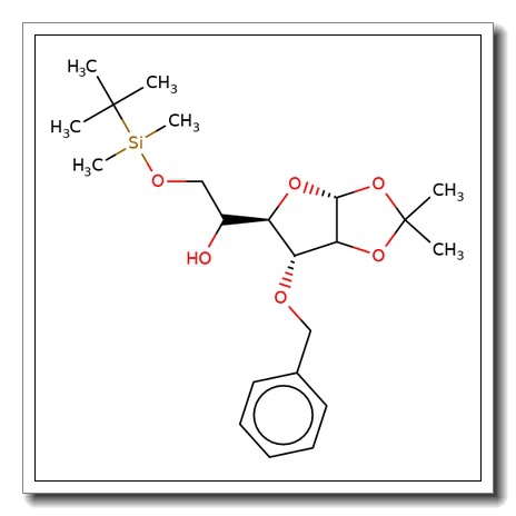 3-O-Benzyl-6-O-tert-butyldimethylsilyl-1,2-O-isopropylidene-a-D-glucofuranose