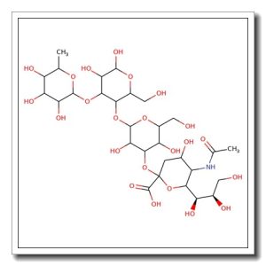 3-O-(a-L-Fucopyranosyl)-4-O-(3-sialyl-b-D-galactopyranosyl)-D-glucose