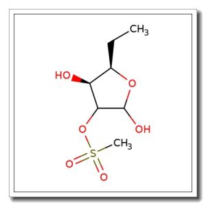 5-Deoxy-2-O-methanesulfonyl-5-tridecyl-D-ribofuranose