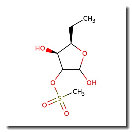 5-Deoxy-2-O-methanesulfonyl-5-tridecyl-D-ribofuranose