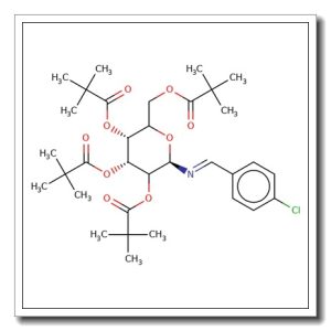 N-(4-Chlorobenzyliden)imino-2,3,4,6-tetra-O-pivaloyl-D-glucopyranoside