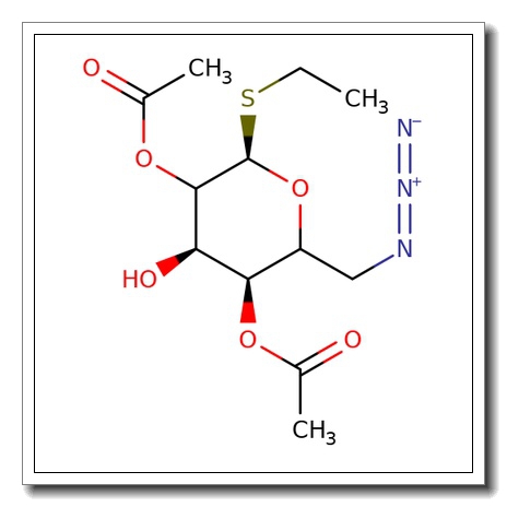 Ethyl 2,4-di-O-acetyl-6-azido-6-deoxy-a-D-thiomannopyranoside