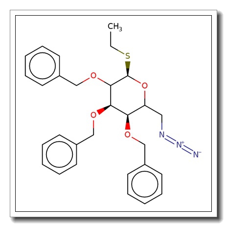 Ethyl 6-azido-2,3,4-tri-O-benzyl-6-deoxy-a-D-thiomannopyranoside