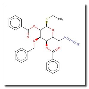Ethyl 6-azido-2,4-di-O-benzoyl-3-O-benzyl-6-deoxy-a-D-thiomannopyranoside
