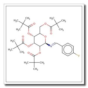 N-(4-Fluorobenzyliden)imino-2,3,4,6-tetra-O-pivaloyl-b-D-glucopyranoside