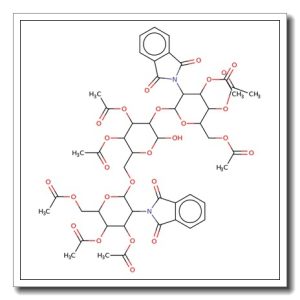 3,4-Di-O-acetyl-2,6-di-O-(3,4,6-tri-O-acetyl-2-deoxy-2-phthalimido-β-D-glucopyranosyl)-α-D-mannopyranose