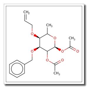 1,2-Di-O-acetyl-4-O-allyl-3-O-benzyl-a-L-rhamnpyranose