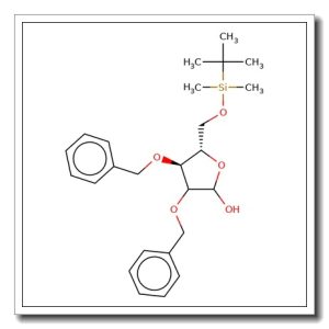 2,3-Di-O-benzyl-5-O-tert-butyldimethylsilyl-L-arabinofuranose