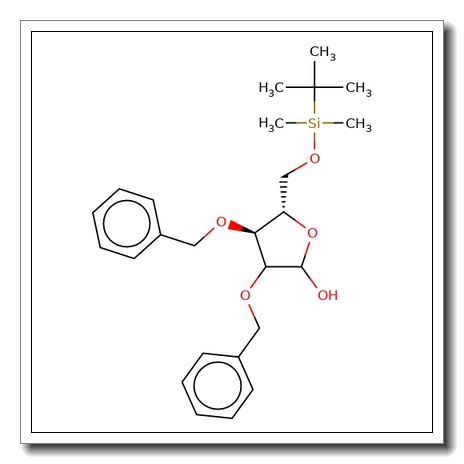 2,3-Di-O-benzyl-5-O-tert-butyldimethylsilyl-L-arabinofuranose