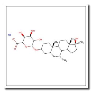 7-a,17-a-Dimethyl-5-b-androstane-3-a,17-b-diol glucuronide