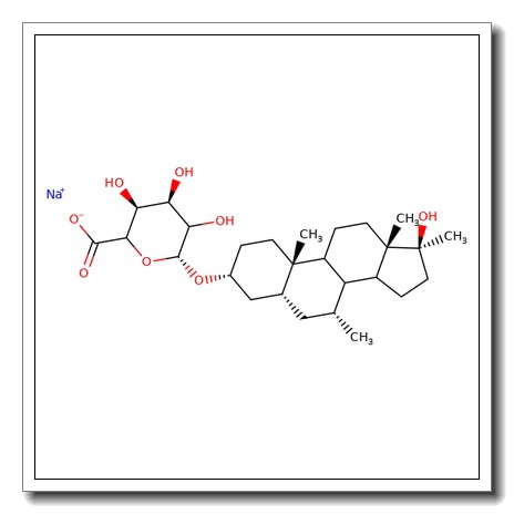 7-a,17-a-Dimethyl-5-b-androstane-3-a,17-b-diol glucuronide