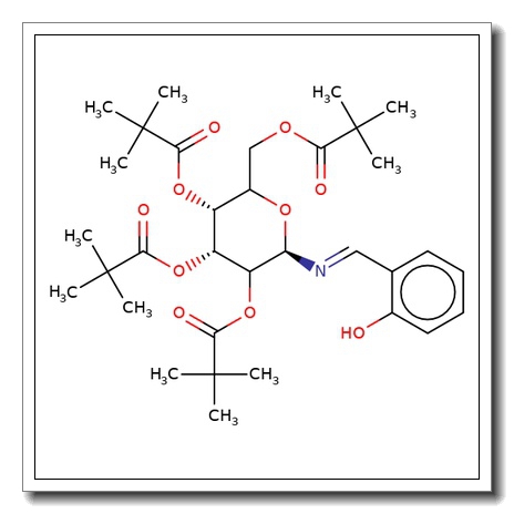 N-(2-Hydroxybenzyliden)imino-2,3,4,6-tetra-O-pivaloyl-b-D-glucopyranoside