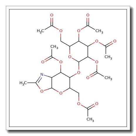 2-Methyl-(3,6-di-O-acetyl-4-O-(2,3,4,6-tetra-O-acetyl-β-D-glucopyranosyl)-1,2-dideoxy-α-D-glucopyrano)-[2,1-d]-2-oxazoline