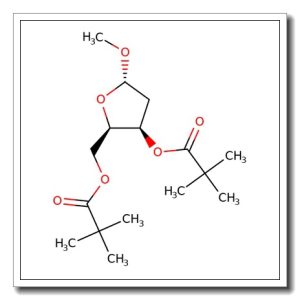 Methyl 2-deoxy-3,5-di-O-pivaloyl-a-D-ribofuranoside