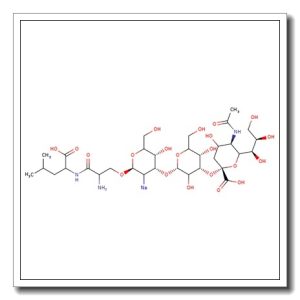 (Neu5Ac a(2-3)-Gal-b(1-3)-GalNAc)SL-OH