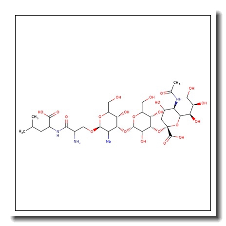 (Neu5Ac a(2-3)-Gal-b(1-3)-GalNAc)SL-OH